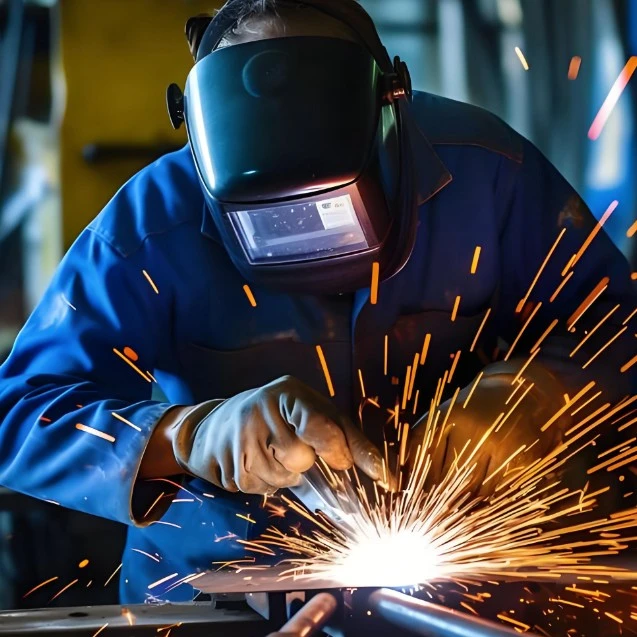 Lattice Column Welding Processing